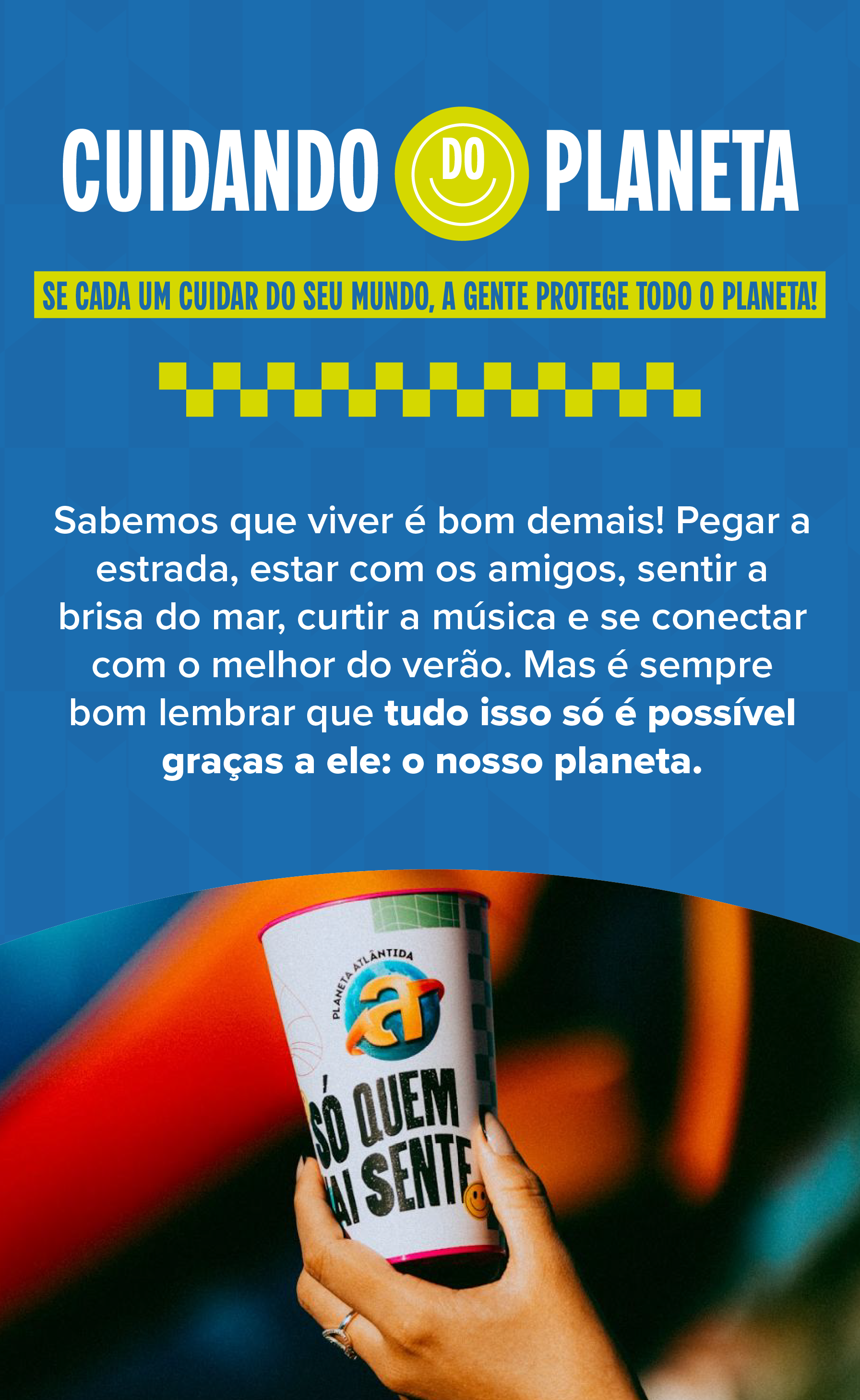 Banner Cuidando do Planeta