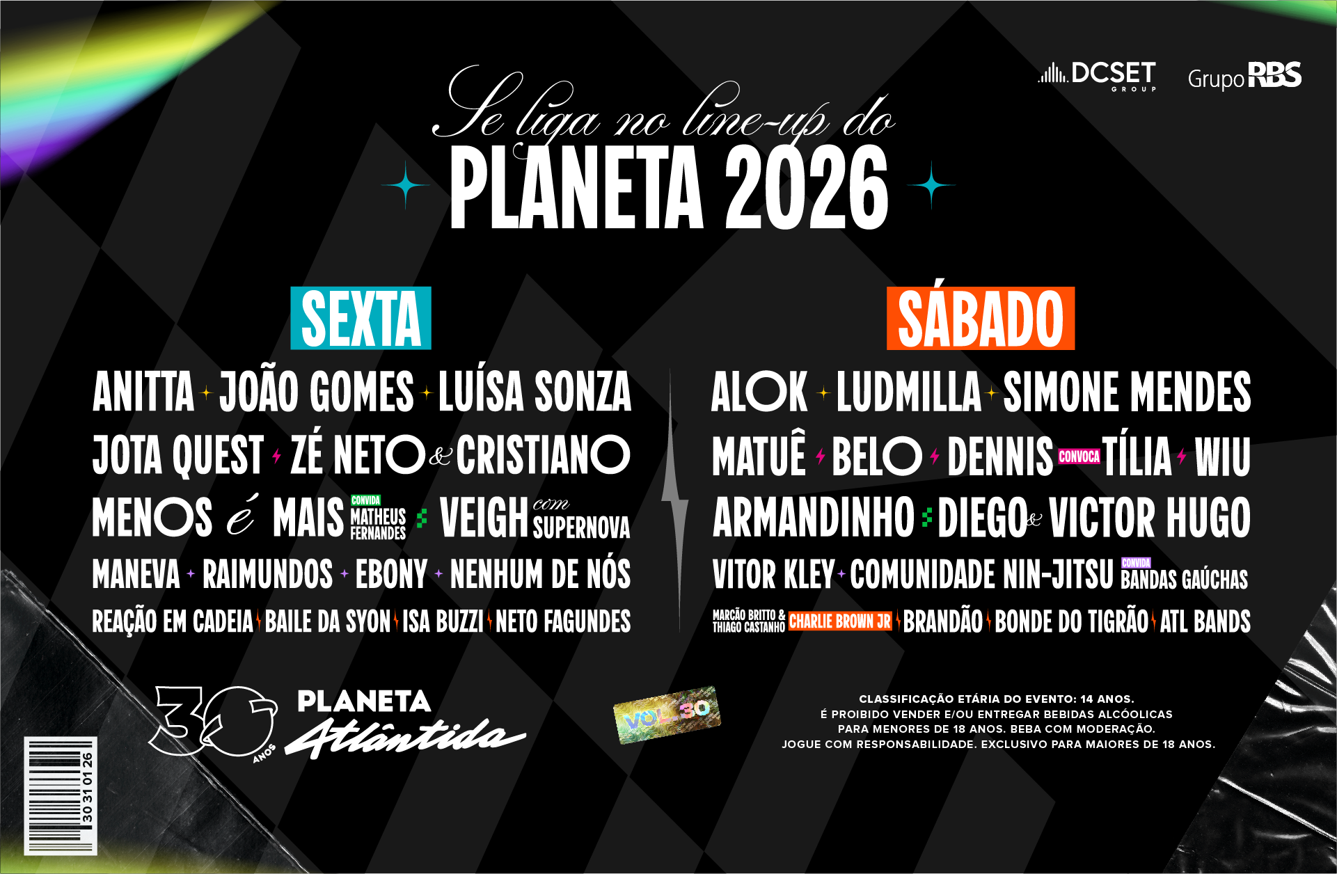 Line up 2025